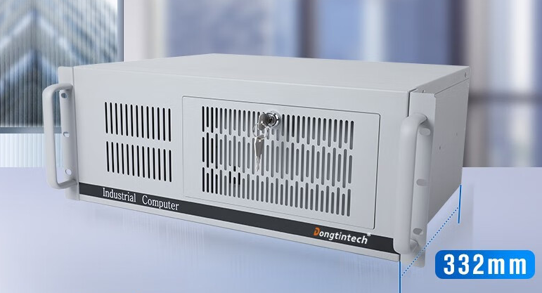 這款工控機是一款短款4u工控機，緊湊的身材吸引了許多目光。