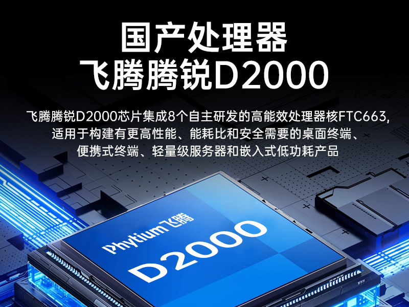 國(guó)產(chǎn)4U信創(chuàng)工控機(jī)|飛騰騰銳D2000八核處理器|5G國(guó)產(chǎn)CPU電腦|DT-610X-TD2KMB